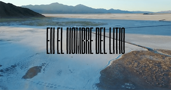 EN EL NOMBRE DEL LITIO